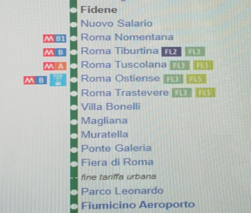A Casa Di Delia - Stazione Fidene Leilighet Roma Eksteriør bilde